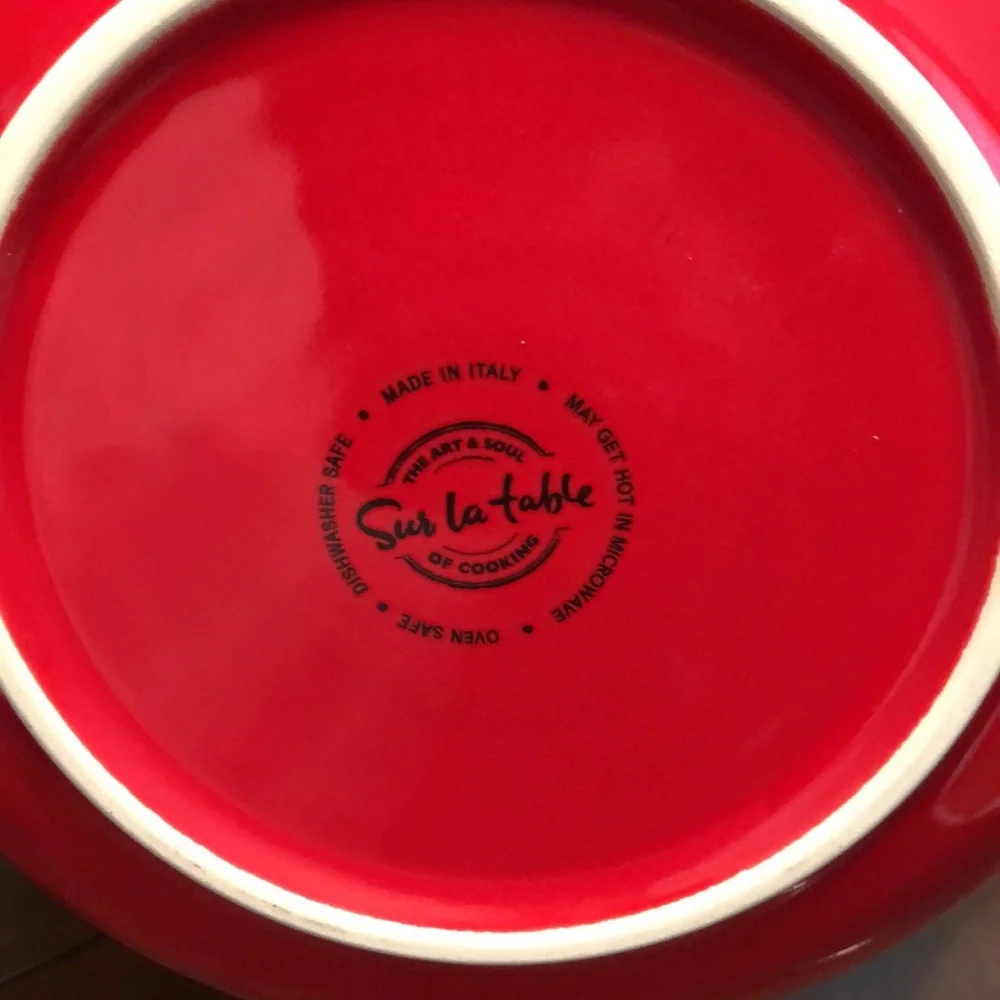 Sur La Table Casserole searching bowls set of two